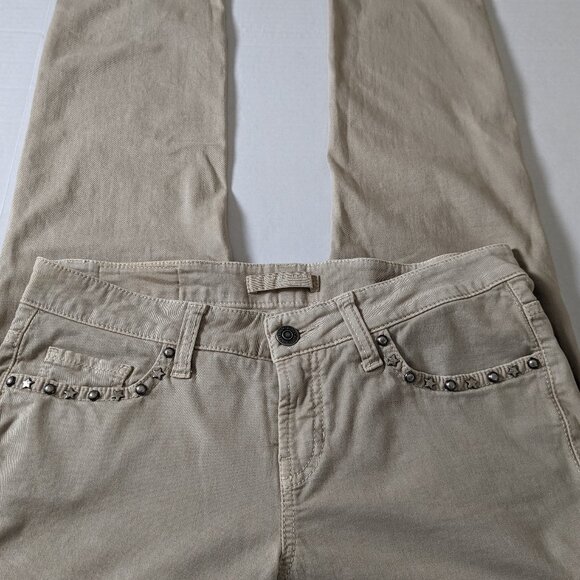 CAMBIO Liu Women's Straight Leg Jeans  Size 8 (US)  Tan  NWOT - Picture 4 of 8